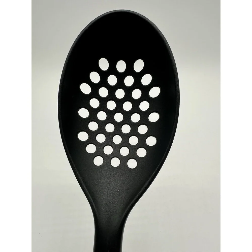 Ninja 4 Piece Cooking Utensil Set Black Spatula Spoon Slotted Spoon Pasta Fork